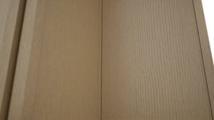 Fabuwood Luna Natural Oak WPC2436 Wall Corner Pie Cabinet, Detail View