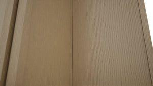 Fabuwood Luna Natural Oak WPC2442 Wall Corner Pie Cabinet, Detail View