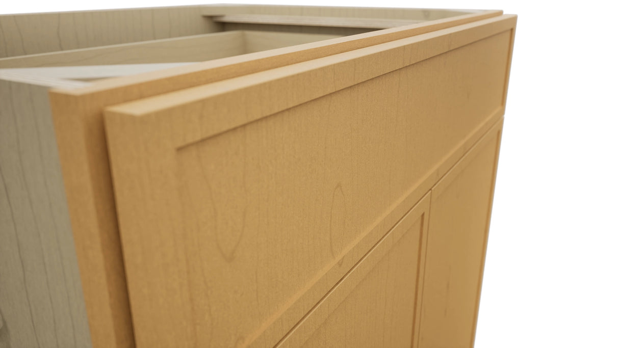 Fabuwood Luna Timber B33SDF Base Standard Cabinet, Detail View