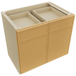 Fabuwood Luna Timber B36 Base Standard Cabinet, Top View