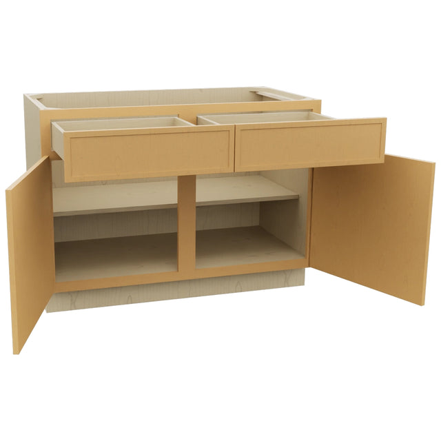 Fabuwood Luna Timber B48 Base Standard Cabinet, Open View