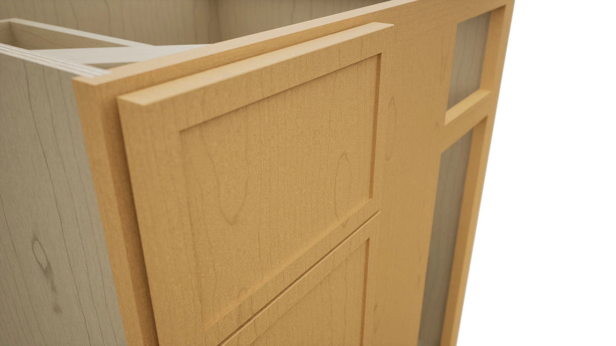 Fabuwood Luna Timber BLB36/39 Base Corner Blind Cabinet, Detail View