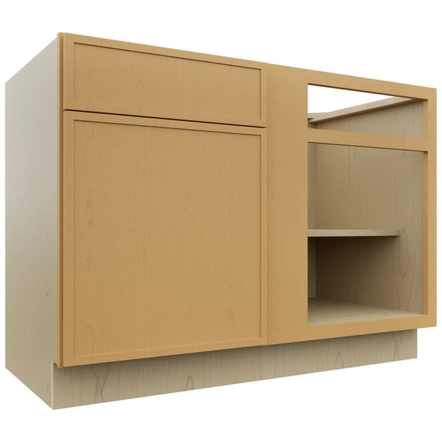Fabuwood Luna Timber BLB48/51 Base Corner Blind Cabinet, Front View