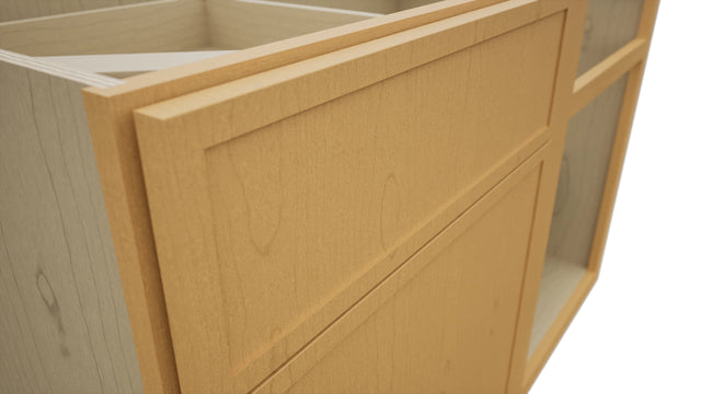 Fabuwood Luna Timber BLB48/51 Base Corner Blind Cabinet, Detail View