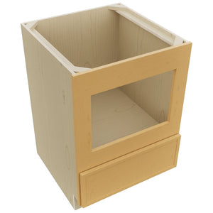 Fabuwood Luna Timber BMC24 Base Microwave Cabinet, Top View