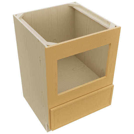 Fabuwood Luna Timber BMC24 Base Microwave Cabinet, Top View