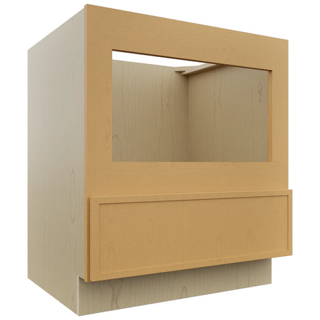 Fabuwood Luna Timber BMC30 Base Microwave Cabinet, Front View