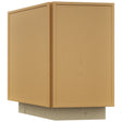 Fabuwood Luna Timber BRA24 Base Return Angle Cabinet, Front View