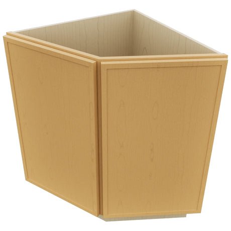 Fabuwood Luna Timber BRA24 Base Return Angle Cabinet, Top View