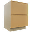 Fabuwood Luna Timber DB24-2 Base 2 Drawers Cabinet, Front View