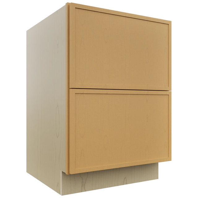 Fabuwood Luna Timber DB24-2 Base 2 Drawers Cabinet, Front View