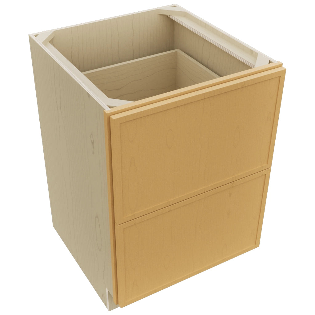 Fabuwood Luna Timber DB24-2 Base 2 Drawers Cabinet, Top View