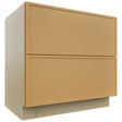 Fabuwood Luna Timber DB36-2 Base 2 Drawers Cabinet, Front View
