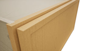 Fabuwood Luna Timber DBS24 Base Bench Seat Cabinet, Detail View