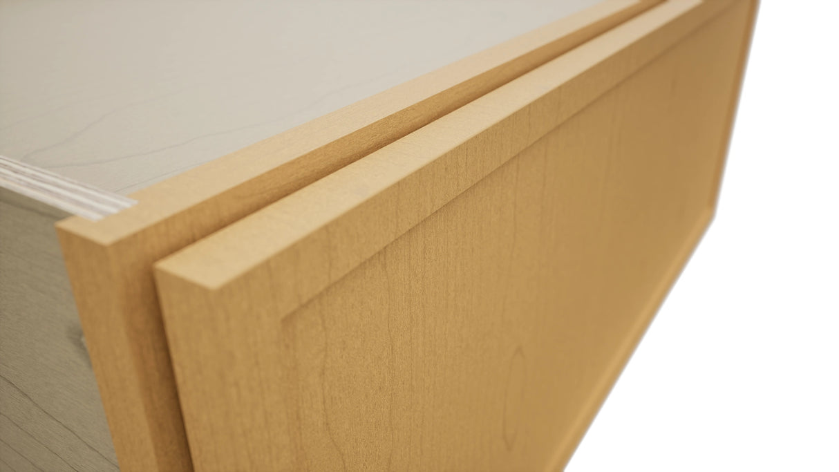 Fabuwood Luna Timber DBS30 Base Bench Seat Cabinet, Detail View