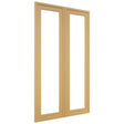 Fabuwood Luna Timber DS DFG2442 Wall Prepped Door, Front View