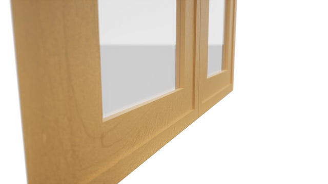 Fabuwood Luna Timber DS GDW2436 Wall Glass Door, Detail View