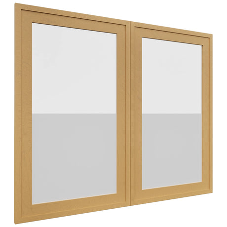 Fabuwood Luna Timber DS GDW3630 Wall Glass Door, Front View