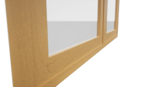 Fabuwood Luna Timber DS GDW3642 Wall Glass Door, Detail View