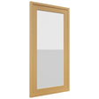 Fabuwood Luna Timber DS GDWDC2430 Wall Glass Door, Front View