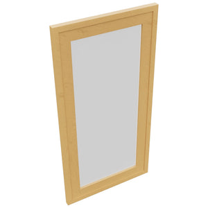 Fabuwood Luna Timber DS GDWDC2430 Wall Glass Door, Top View