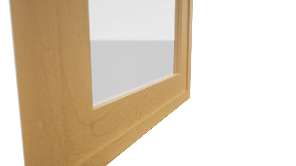 Fabuwood Luna Timber DS GDWDC2436 Wall Glass Door, Detail View
