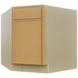 Fabuwood Luna Timber DSB36 Base Corner Diagonal Sink Cabinet, Front View