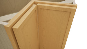 Fabuwood Luna Timber ERB33 Base Corner Easy Reach Cabinet, Detail View