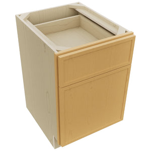 Fabuwood Luna Timber FD18 Vanity Desk, Top View