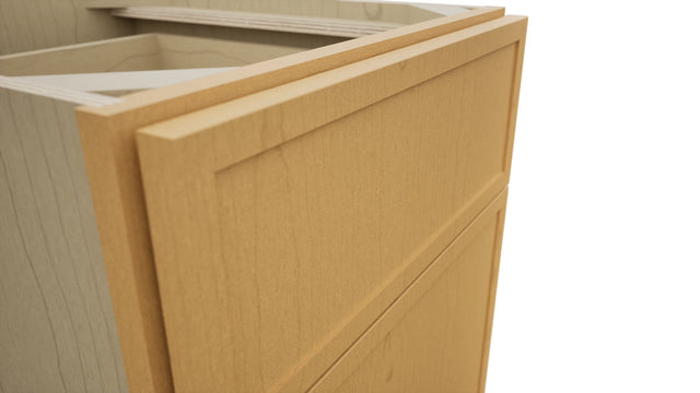 Fabuwood Luna Timber FD18 Vanity Desk, Detail View