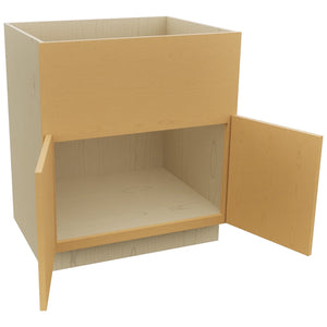 Fabuwood Luna Timber FS30 Base Farm Sink Cabinet, Open View