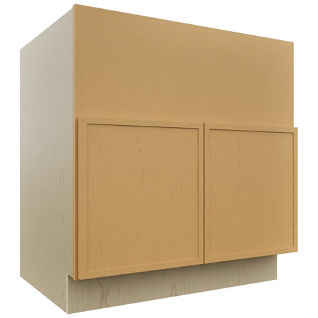 Fabuwood Luna Timber FS33 Base Farm Sink Cabinet, Front View