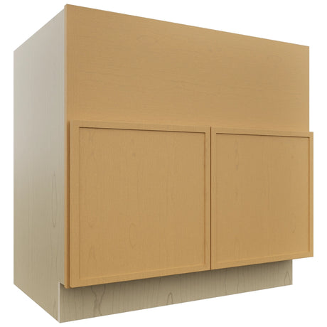 Fabuwood Luna Timber FS36 Base Farm Sink Cabinet, Front View