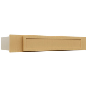 Fabuwood Luna Timber KD30 Vanity Desk, Front View