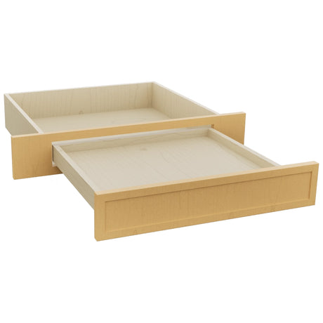 Fabuwood Luna Timber KD30 Vanity Desk, Open View