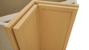 Fabuwood Luna Timber LSB33 Base Corner Lazy Susan Cabinet, Detail View