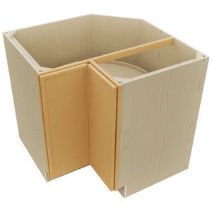 Fabuwood Luna Timber LSB36 Base Corner Lazy Susan Cabinet, Top View
