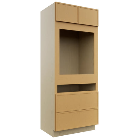 Fabuwood Luna Timber OC3384C Tall Oven Cabinet Combo, Front View