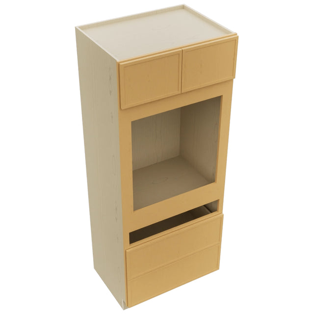 Fabuwood Luna Timber OC3384C Tall Oven Cabinet Combo, Top View