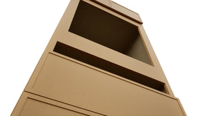 Fabuwood Luna Timber OC3384C Tall Oven Cabinet Combo, Detail View