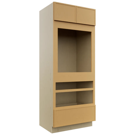 Fabuwood Luna Timber OC3384D Tall Oven Cabinet Double, Front View