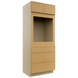 Fabuwood Luna Timber OC3384S Tall Oven Cabinet Single, Front View