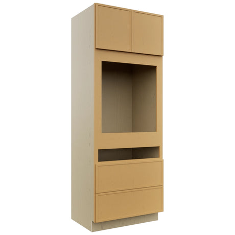 Fabuwood Luna Timber OC3390C Tall Oven Cabinet Combo, Front View