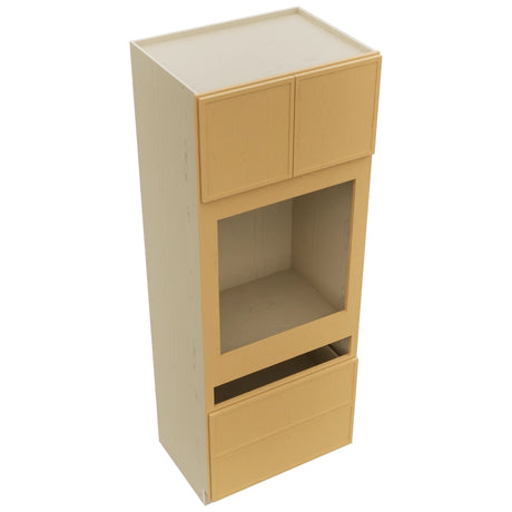Fabuwood Luna Timber OC3390C Tall Oven Cabinet Combo, Top View