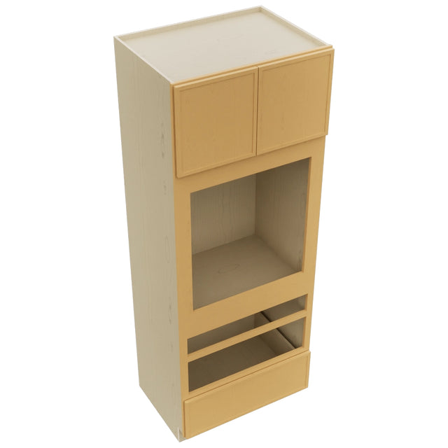 Fabuwood Luna Timber OC3390D Tall Oven Cabinet Double, Top View