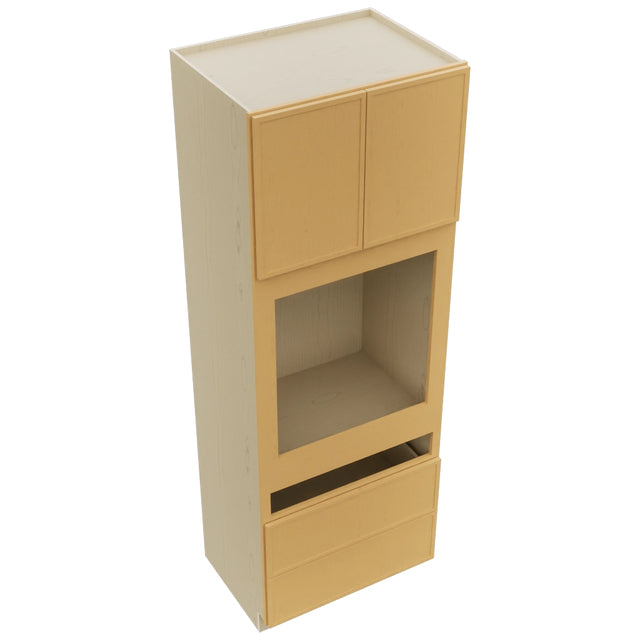 Fabuwood Luna Timber OC3396C Tall Oven Cabinet Combo, Top View