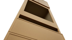 Fabuwood Luna Timber OC3396C Tall Oven Cabinet Combo, Detail View