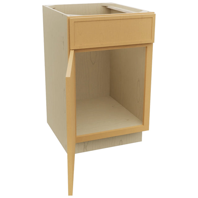 Fabuwood Luna Timber SB21 Base Sink Cabinet, Open View