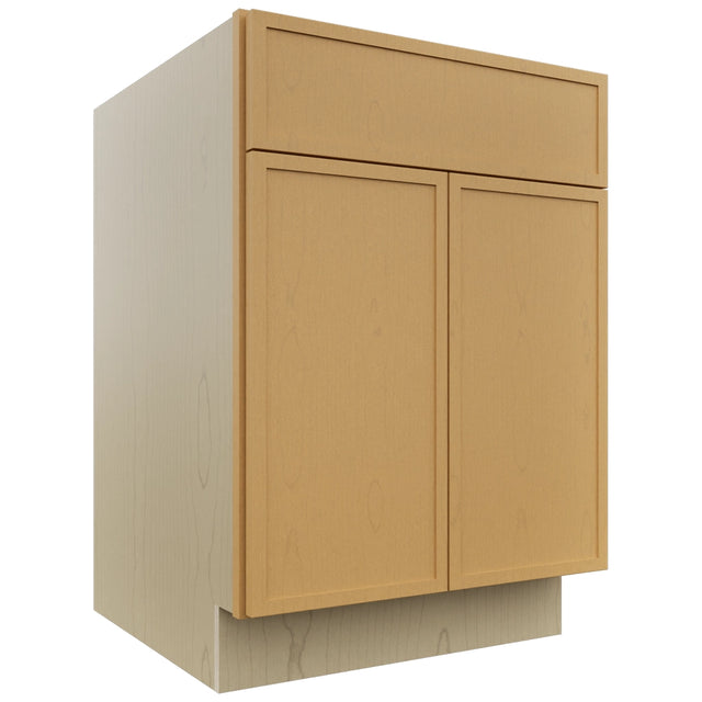 Fabuwood Luna Timber SB24 Base Sink Cabinet, Front View