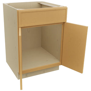 Fabuwood Luna Timber SB24 Base Sink Cabinet, Open View